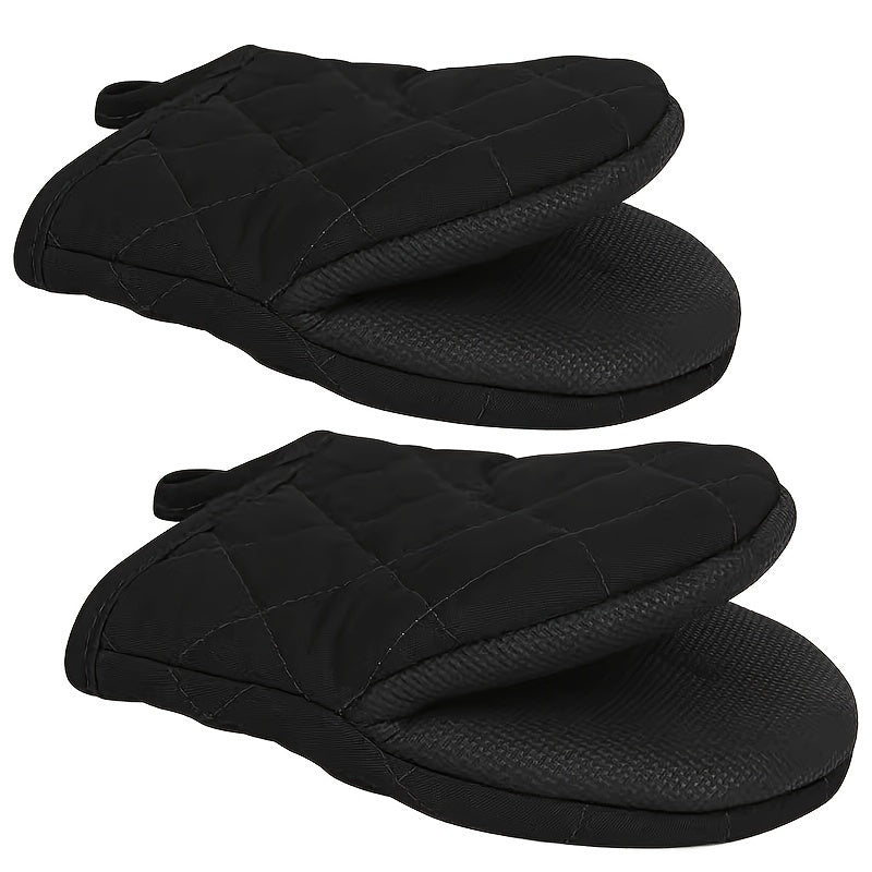 Silicone Non-Slip Heat-Resistant Oven Gloves, Multi-Functional Kitchen Microwave Oven And Baking Gloves, Food Safety, Thickened And Anti-Scald Rubber Gloves, Suitable for Graduation Ceremony, June Festival, Labor Day, Grandparents' Day And Easter